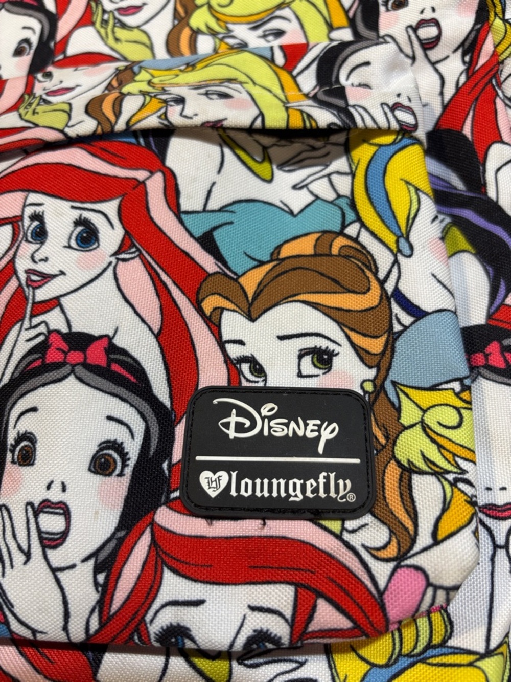Loungefly Disney Princess Allover Print Multicolor Backpack - Picture 2 of 13